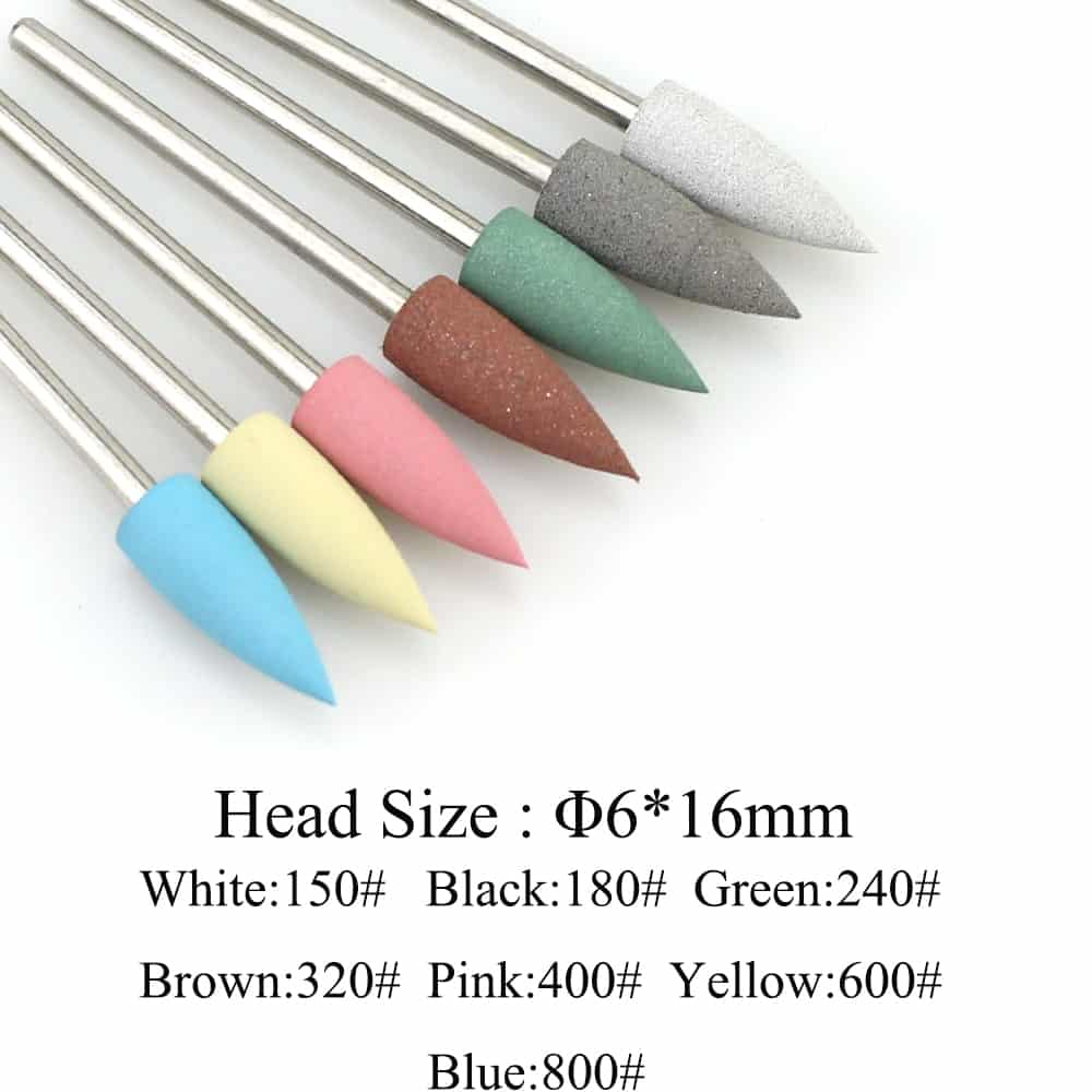 28 Types Rubber Silicone Nail Drill Bit Nail Buffer Rotary Burr Mills Cutter for Manicure Drill Accessories Foot Polishing Tools