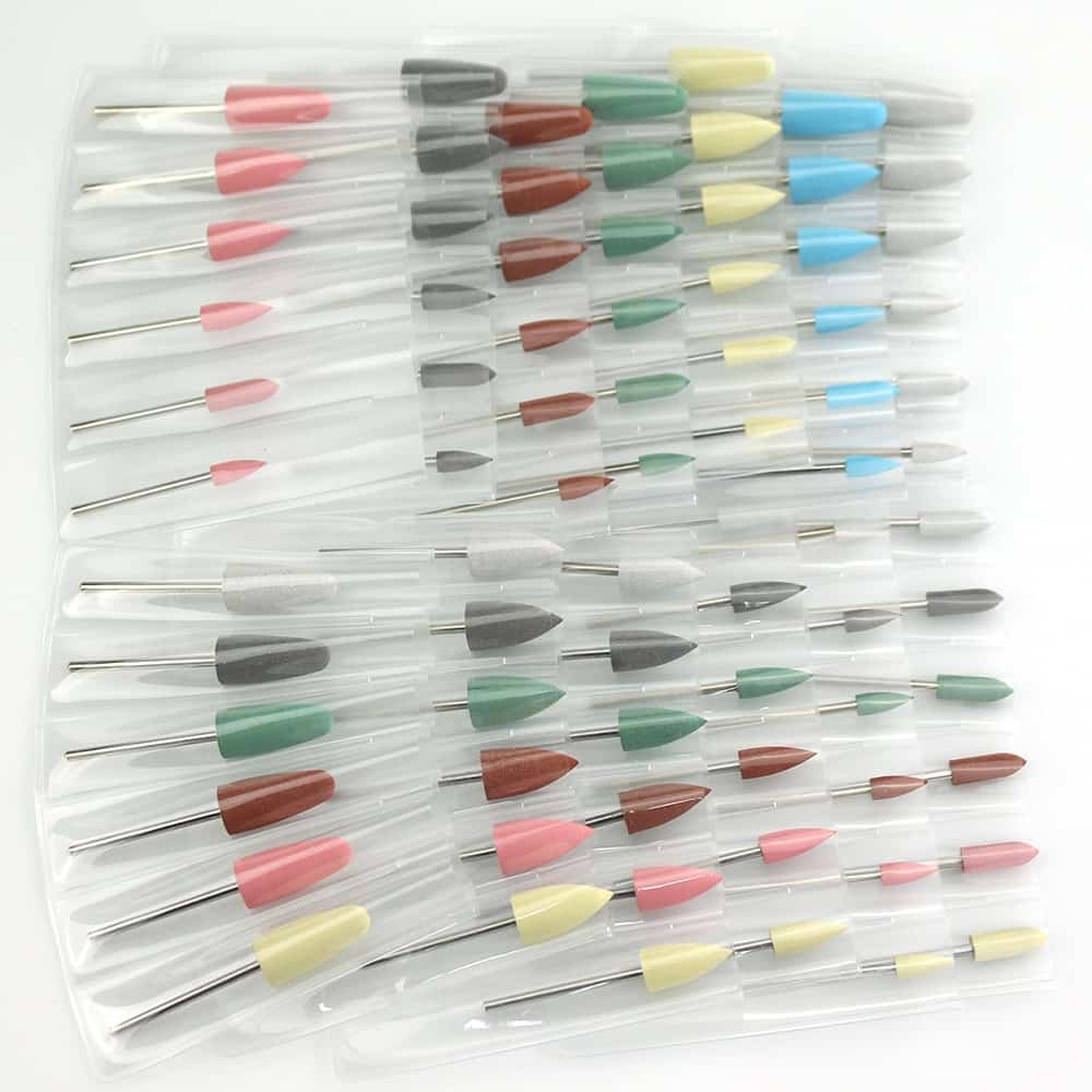 28 Types Rubber Silicone Nail Drill Bit Nail Buffer Rotary Burr Mills Cutter for Manicure Drill Accessories Foot Polishing Tools