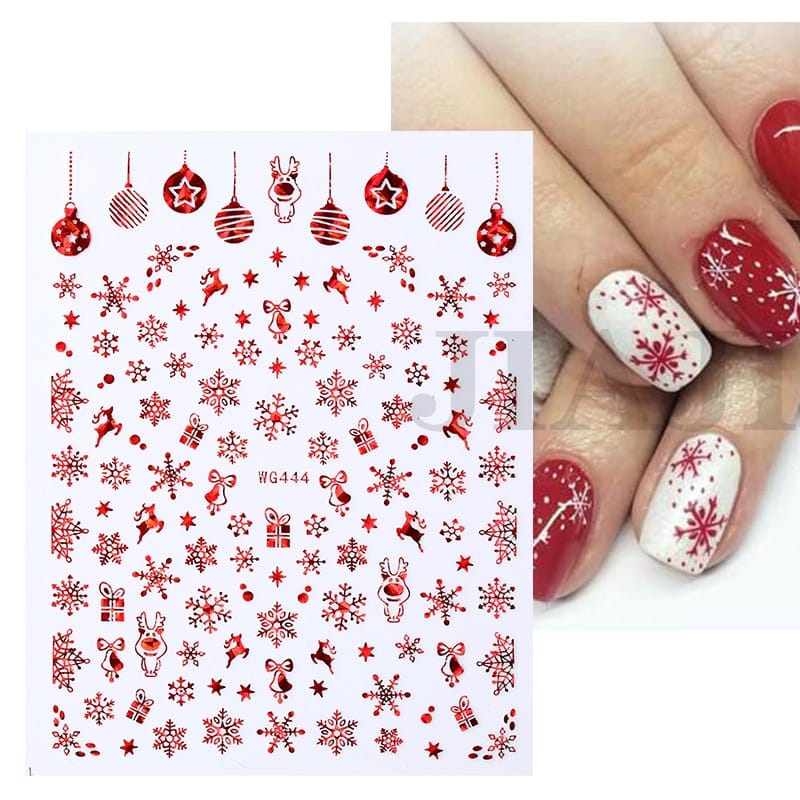 3D Christmas Nail Art
