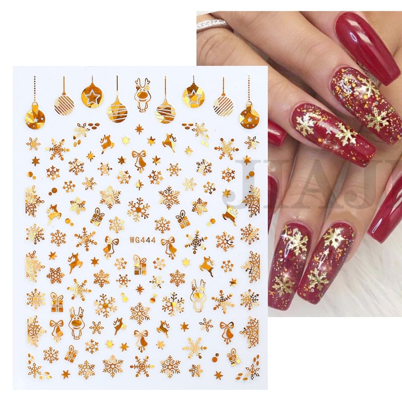 3D Christmas Nail Art