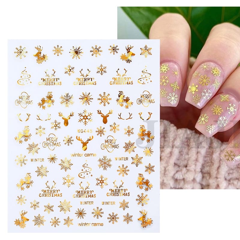 3D Christmas Nail Art