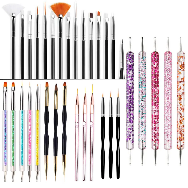 Essential Nail Brushes for Home Manicure Kits 1 Nail brush set
