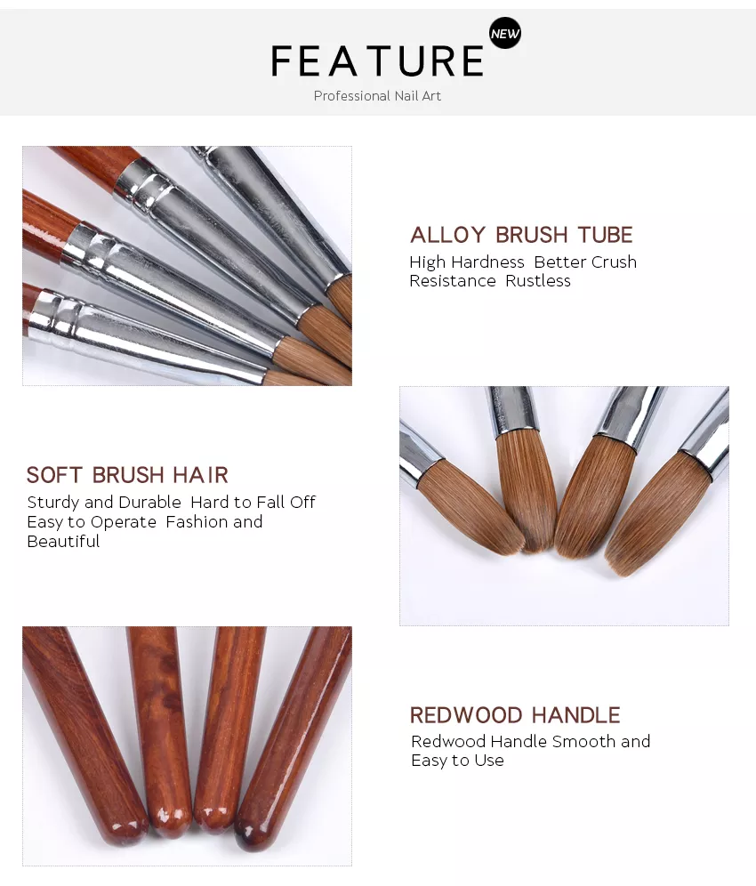 KADS 1 Piece Kolinsky Sable Acrylic Brush