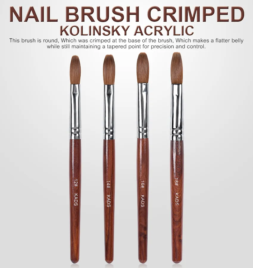 KADS 1 Piece Kolinsky Sable Acrylic Brush