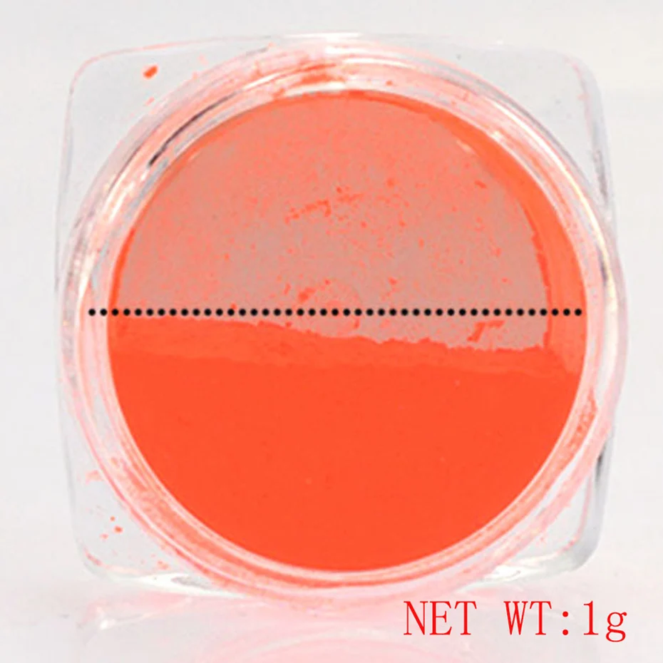 Neon Fluorescent Pigments Nail Powder Rainbow Gradient Nail Polish Glitter Spring Summer DIY Chrome Dust Manicure Decorations