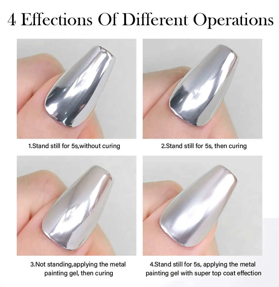 Born Pretty Silver Metal Effect Gel Polish Born Pretty Silver Metal Effect Gel Polish