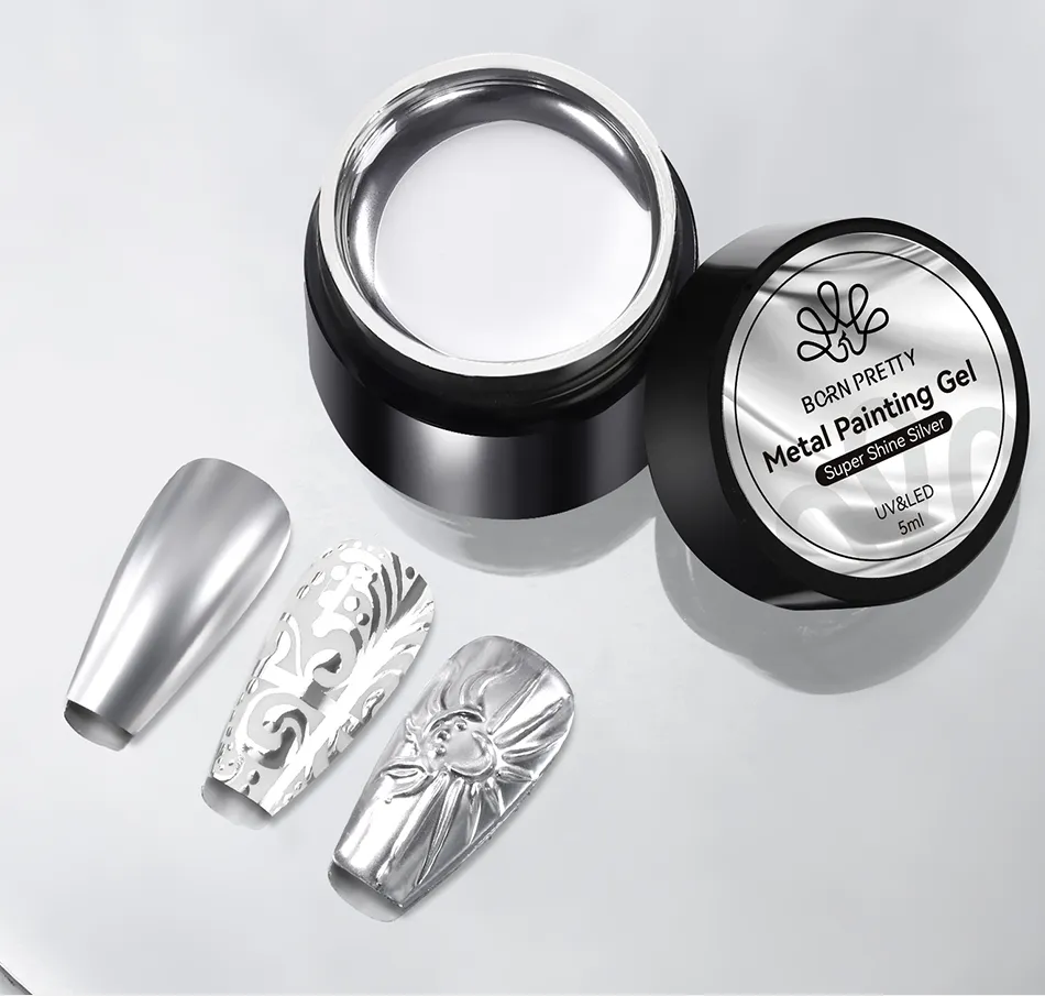 Born Pretty Silver Metal Effect Gel Polish Born Pretty Silver Metal Effect Gel Polish