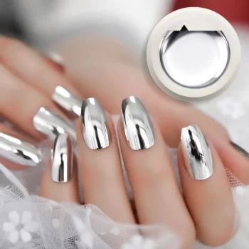 Venalisa Mirror Effect Gel Lacquer – Luxe Mirror Glow for French Tips, Fine Art, or Full Coverage Shine 3 64425 coh69k