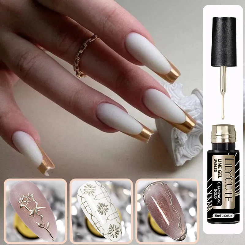 Lilycute Metallic Liner Gel Nail Polish