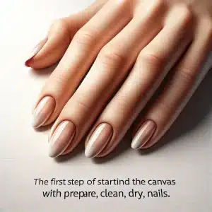 Mastering Nail Art: Simple Techniques - Nail Striping 1 Nail Striping - pepare your canvas