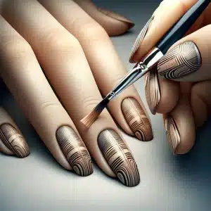 Mastering Nail Art: Simple Techniques - Nail Striping 5 nail striping - create the stripe - brush