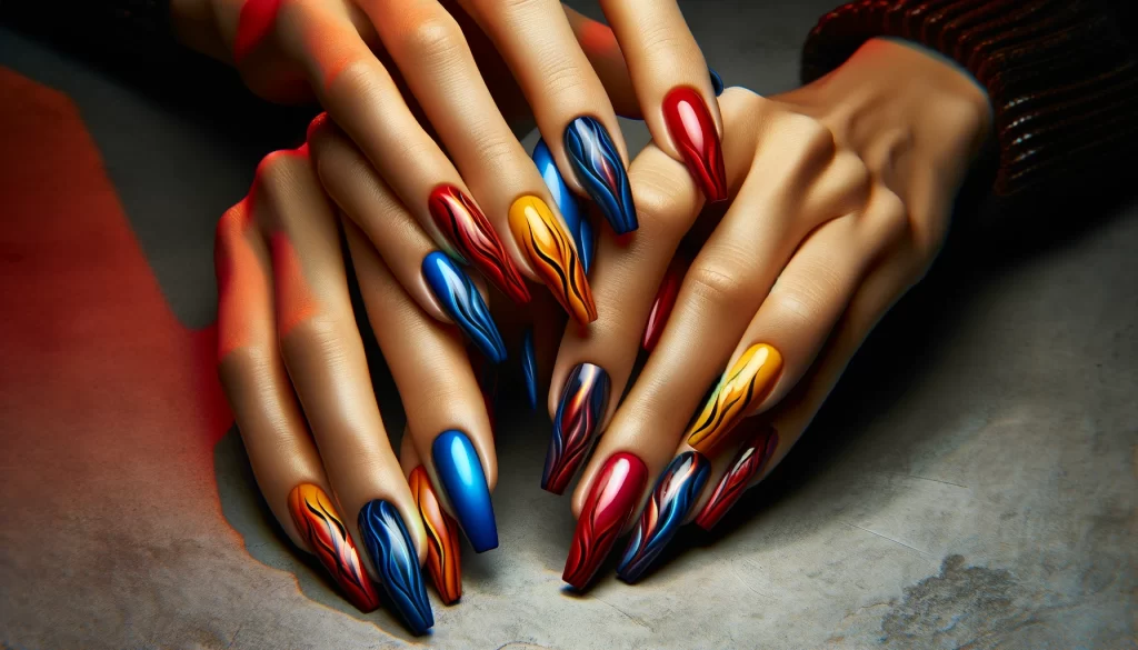 Exploring 2025's Nail Polish Trends: A Guide to Colours, Textures, and Techniques 2 Nail Polish Trends - Applying 2024's Nail Polish Trends: Techniques and Inspirations
