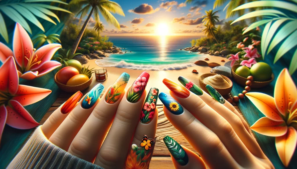 Seasonal Nail Art - Summer: Embracing Nature and Vibrancy