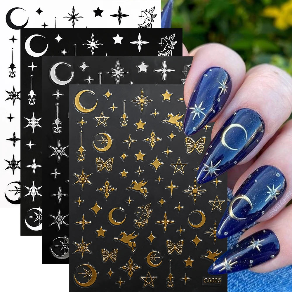 4pcs Roman Letter Nail Stickers Golden Silvery Black White Alphabet Self Adhesive Decal English Words DIY Manicure Decor Sliders 4pcs Roman Letter Nail Stickers Golden Silvery Black White Alphabet Self Adhesive Decal English Words DIY Manicure Decor Sliders