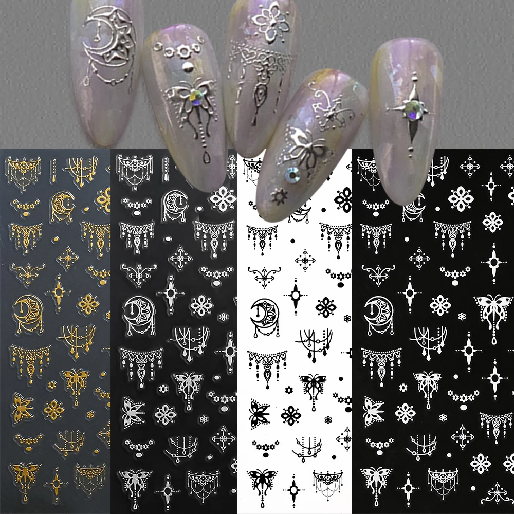 4pcs Roman Letter Nail Stickers Golden Silvery Black White Alphabet Self Adhesive Decal English Words DIY Manicure Decor Sliders 4pcs Roman Letter Nail Stickers Golden Silvery Black White Alphabet Self Adhesive Decal English Words DIY Manicure Decor Sliders