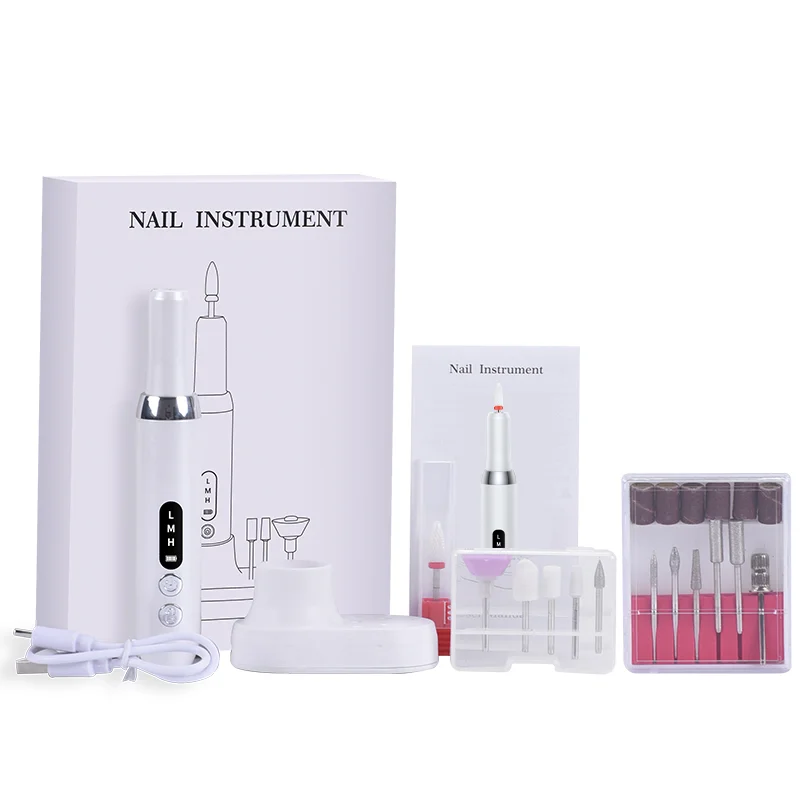 Electric Nail Polisher Drill Bits Professional Nails Grinding Polishing Dead Skin Removal Art Sanding File Pen Manicure Machine Electric Nail Polisher and Drill Bits Professional Nails Grinding Polishing Dead Skin Removal Art Sanding File Pen Manicure Machine