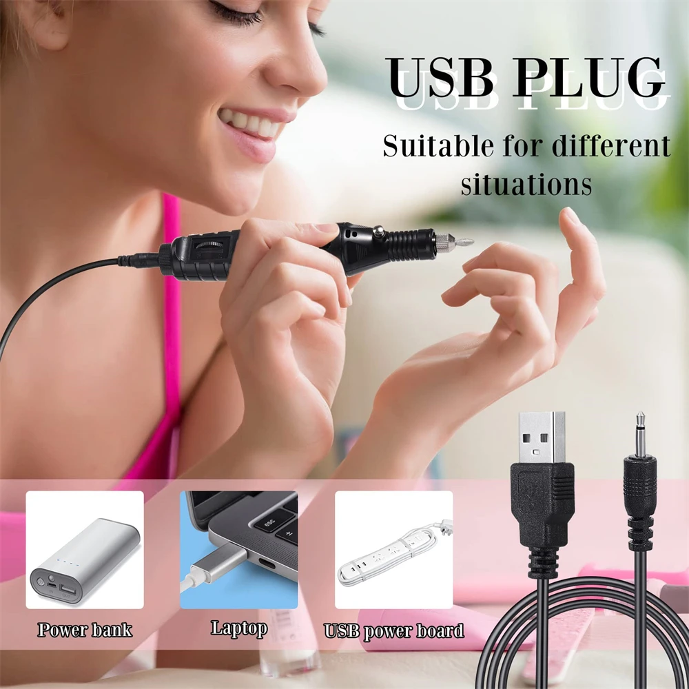 Nail Sander Set Electric Nail Drill Machine Grinding Equipment Milling Cutter For Manicure Pedicure Strong Polishing Tools Nail Sander Set Electric Nail Drill Machine Grinding Equipment Milling Cutter For Manicure Pedicure Strong Polishing Tools