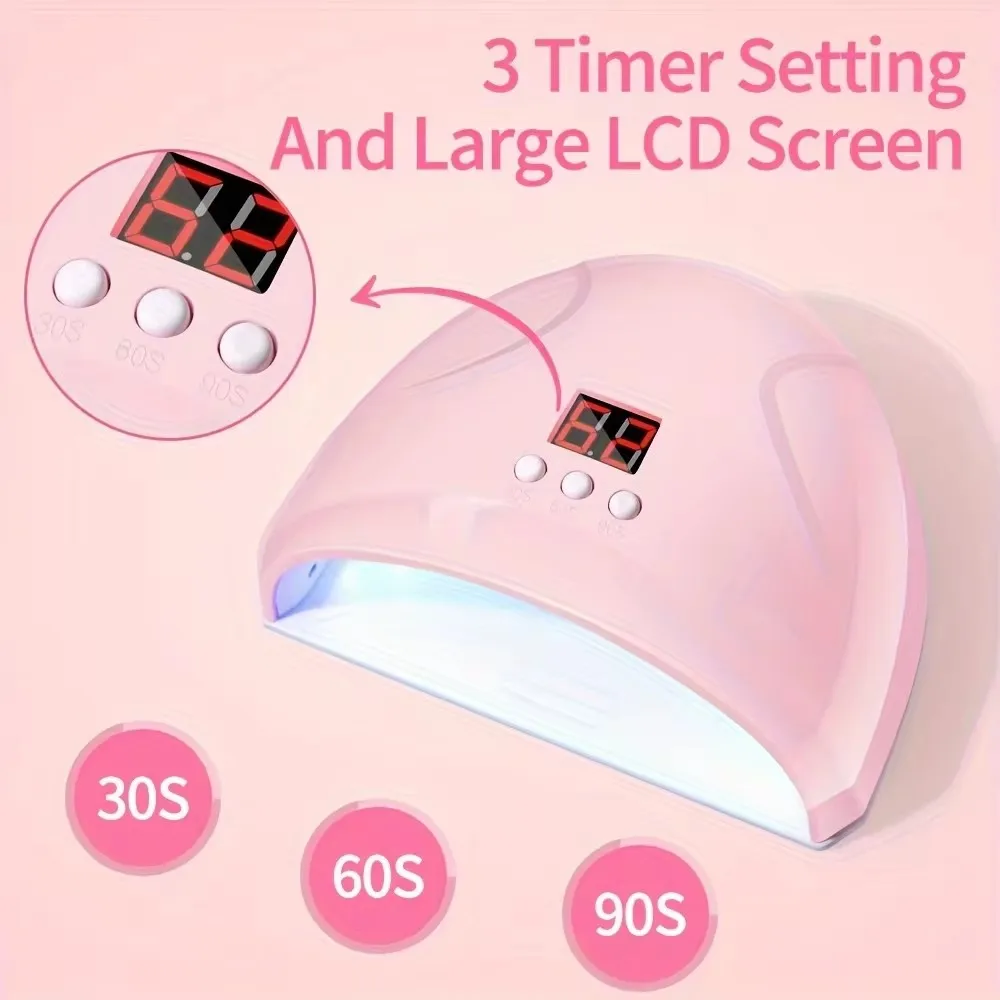 LINMANDA Professional USB Electric Nail Drill Polish File Kit with UV LED Nail Lamp Gel Manicure Dryer Lamp Acrylic Starter Set LINMANDA Professional USB Electric Nail Drill Polish File Kit with UV LED Nail Lamp Gel Manicure Dryer Lamp Acrylic Starter Set