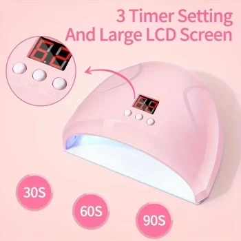 Linmanda Professional USB Electric Nail Drill Kit – Polish File Set with UV LED Nail Lamp and Acrylic Manicure Starter Tools 1 80700 uzmbzn
