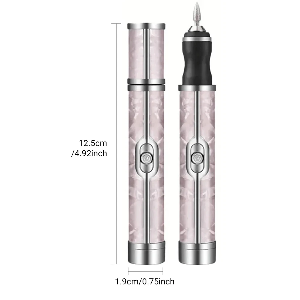 LINMANDA Electric Nail File Set Nails 4 Speeds Cordless Acrylic Nail Tool Thick Nails Edge Shaping Polishing Grinding Nursing LINMANDA Electric Nail File Set Nails 4 Speeds Cordless Acrylic Nail Tool Thick Nails Edge Shaping Polishing Grinding Nursing