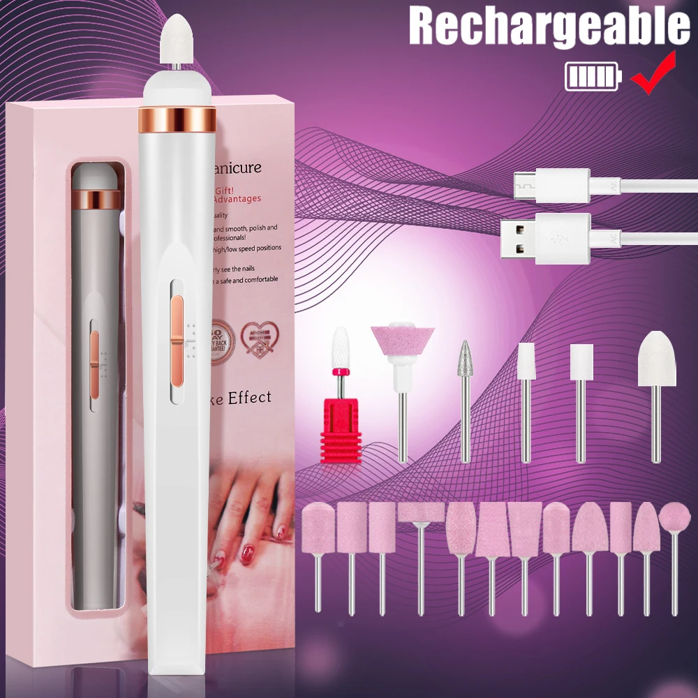 YIKOOLIN 5 in 1 Electric Nail Polish Drill Machine USB Charge Portable Manicure Set Exfoliation and Polishing for Nail Salon Yikoolin 5-in-1 Nail Drill Machine – YIKOOLIN 5 in 1 Electric Nail Polish Drill Machine USB Charge Portable Manicure Set Exfoliation and Polishing for Nail Salon