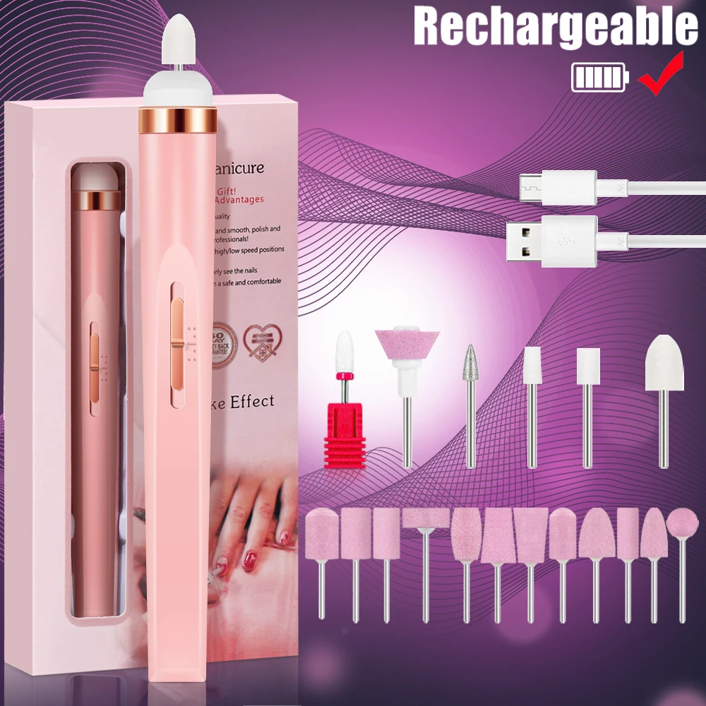 YIKOOLIN 5 in 1 Electric Nail Polish Drill Machine USB Charge Portable Manicure Set Exfoliation and Polishing for Nail Salon Yikoolin 5-in-1 Nail Drill Machine – YIKOOLIN 5 in 1 Electric Nail Polish Drill Machine USB Charge Portable Manicure Set Exfoliation and Polishing for Nail Salon