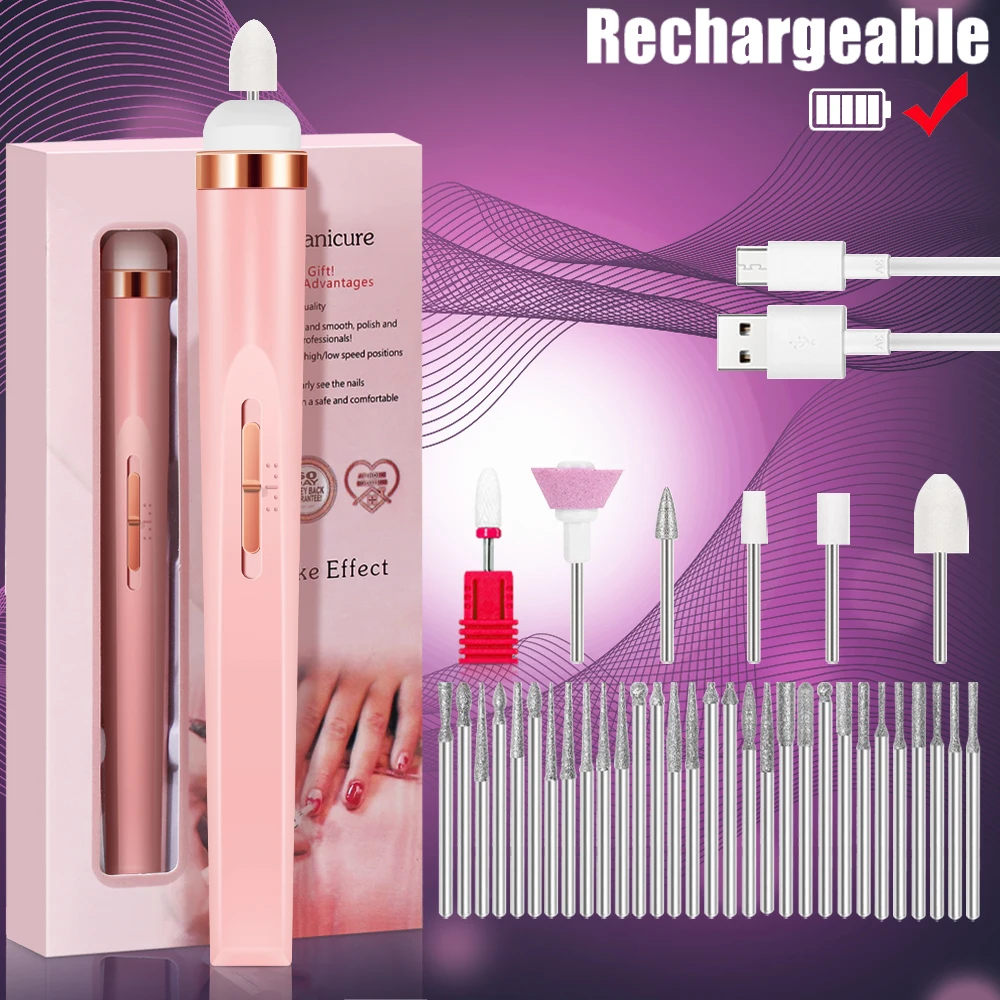 YIKOOLIN 5 in 1 Electric Nail Polish Drill Machine USB Charge Portable Manicure Set Exfoliation and Polishing for Nail Salon Yikoolin 5-in-1 Nail Drill Machine – YIKOOLIN 5 in 1 Electric Nail Polish Drill Machine USB Charge Portable Manicure Set Exfoliation and Polishing for Nail Salon