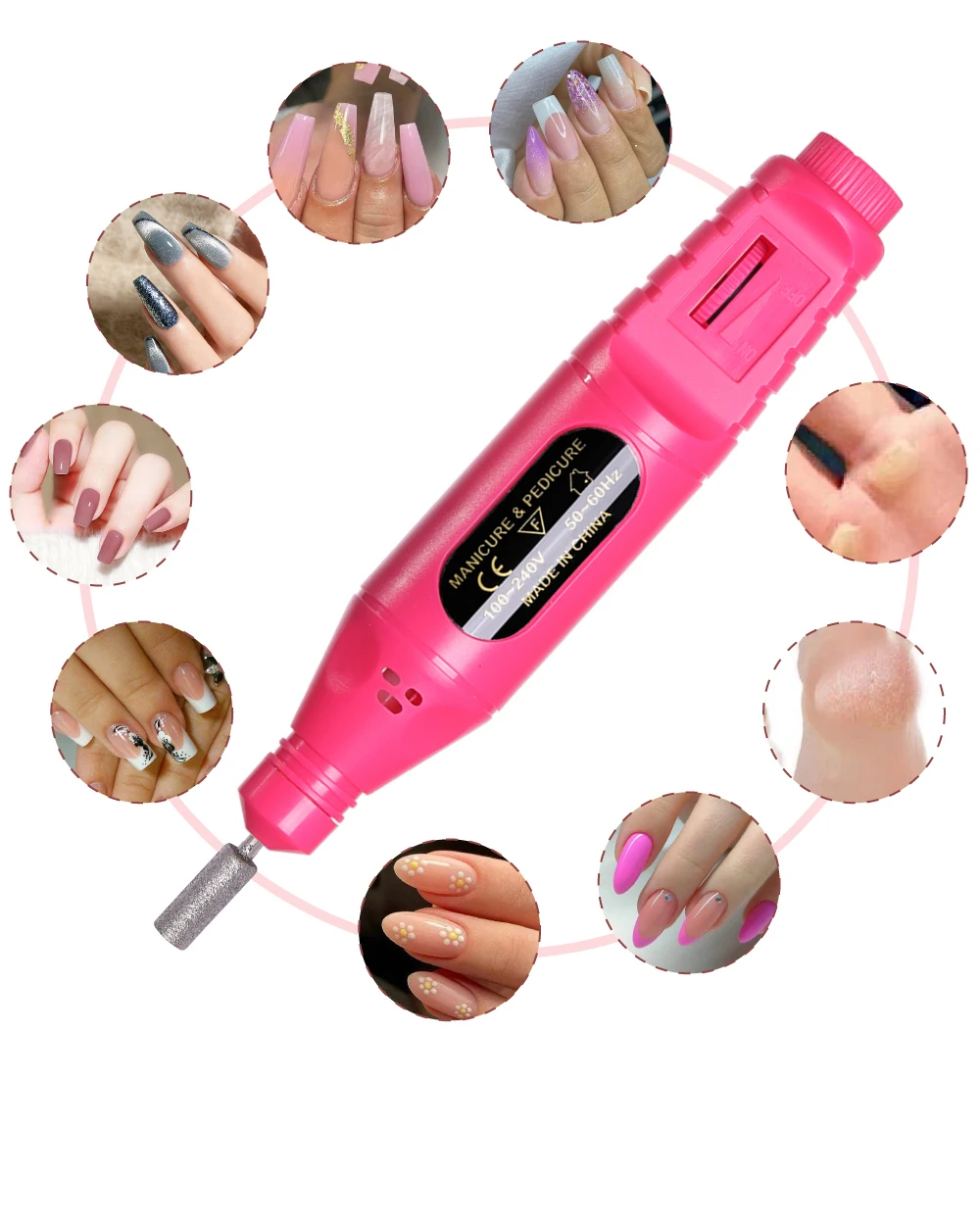 LINMANDA 6 In 1 Electric Nail Drills Kit Remove Polisher Manicure Portable Nail File Nail Drill Equipment Pen Tools Machine Linmanda 6-in-1 Electric Nail Drill Kit - LINMANDA 6 In 1 Electric Nail Drills Kit Remove Polisher Manicure Portable Nail File Nail Drill Equipment Pen Tools Machine