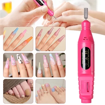 Linmanda 6-in-1 Electric Nail Drill Kit – Portable Manicure & Polisher with 6 Bits 5 80996 p5s9ta