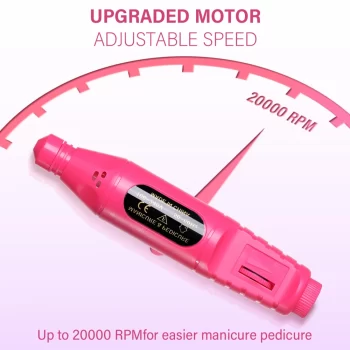 Linmanda 6-in-1 Electric Nail Drill Kit – Portable Manicure & Polisher with 6 Bits 3 80996 wje3ru
