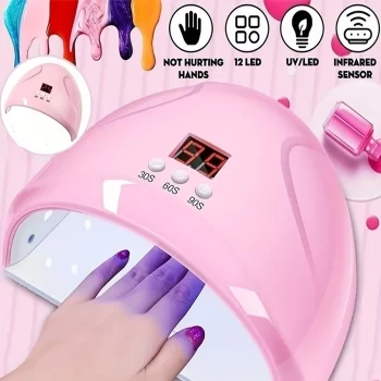 Linmanda Electric Nail Drill Kit with 36W UV LED Lamp – Portable Manicure Set for Gel Nails and Beginners 1 81084 hre33y