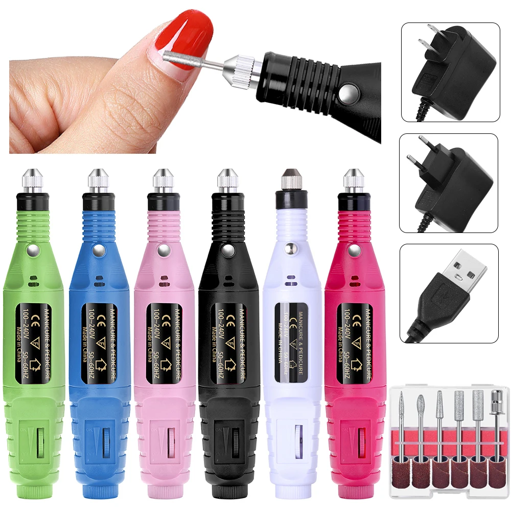 Portable Professional Electric Nail Drill Machine Manicure Tools Pedicure Drill Set Family Nail File Nail Drill Equipment Portable Professional Electric Nail Drill Machine Manicure Tools Pedicure Drill Set Family Nail File Nail Drill Equipment