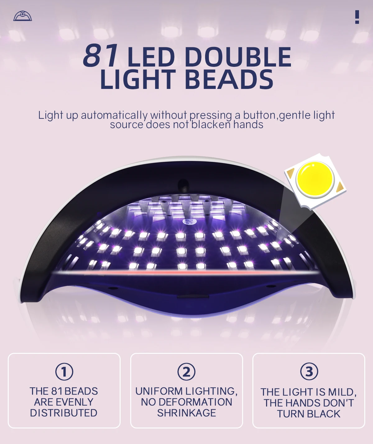 UV LED Nail Lamp 380W Nail Curing Lamps For Home Salon Powerful LED Drying Lamps For All Gel Polish Professional Nail Equipment 380W UV LED Nail Lamp - UV LED Nail Lamp 380W Nail Curing Lamps For Home Salon Powerful LED Drying Lamps For All Gel Polish Professional Nail Equipment