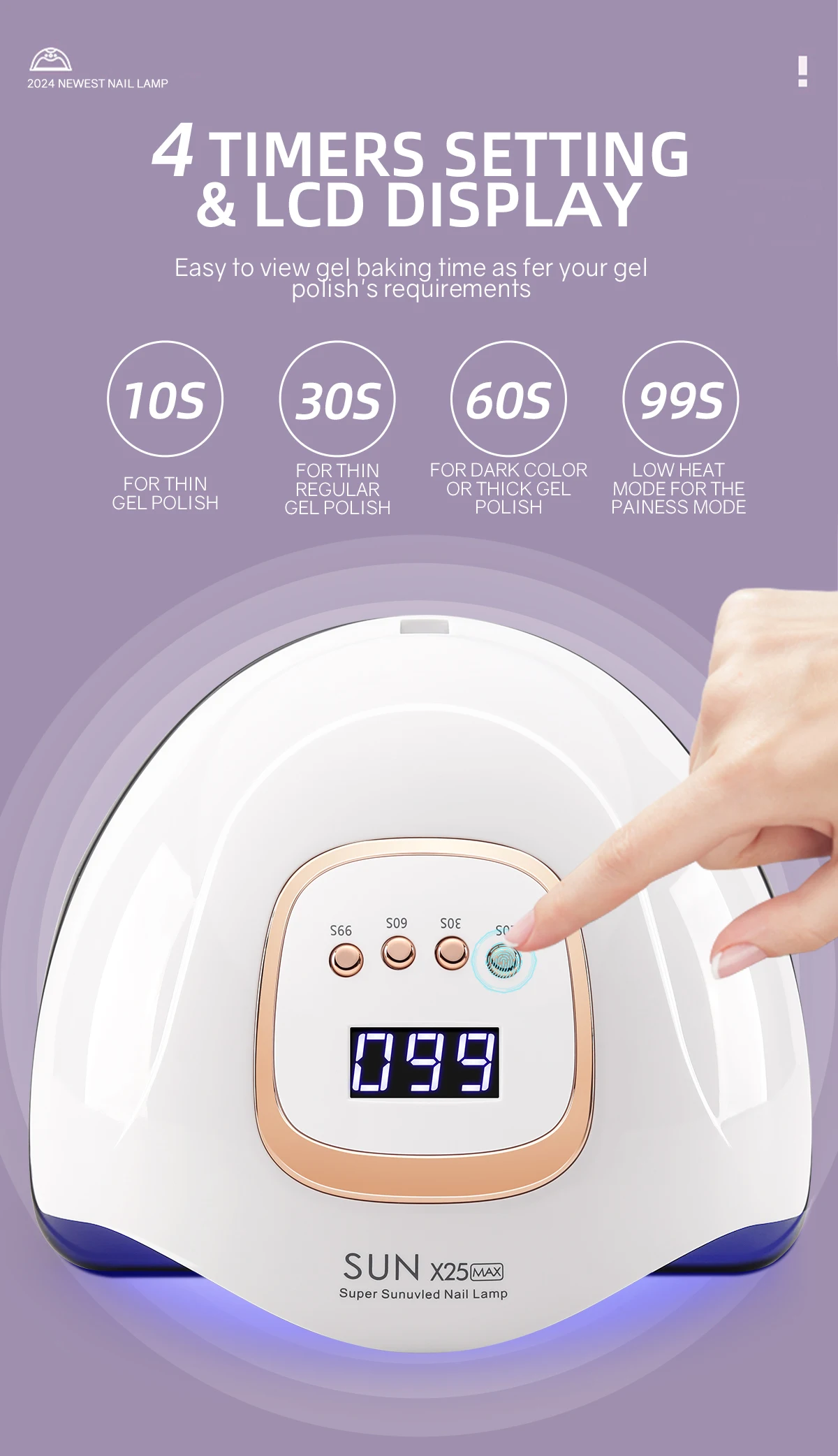 UV LED Nail Lamp 380W Nail Curing Lamps For Home Salon Powerful LED Drying Lamps For All Gel Polish Professional Nail Equipment 380W UV LED Nail Lamp - UV LED Nail Lamp 380W Nail Curing Lamps For Home Salon Powerful LED Drying Lamps For All Gel Polish Professional Nail Equipment