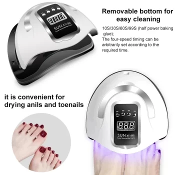 Nail Dryer LED Nail Lamp with LCD Display – UV Light for Gel Polish, Motion Sensing, Salon Manicure Tools 3 81515 gidjch