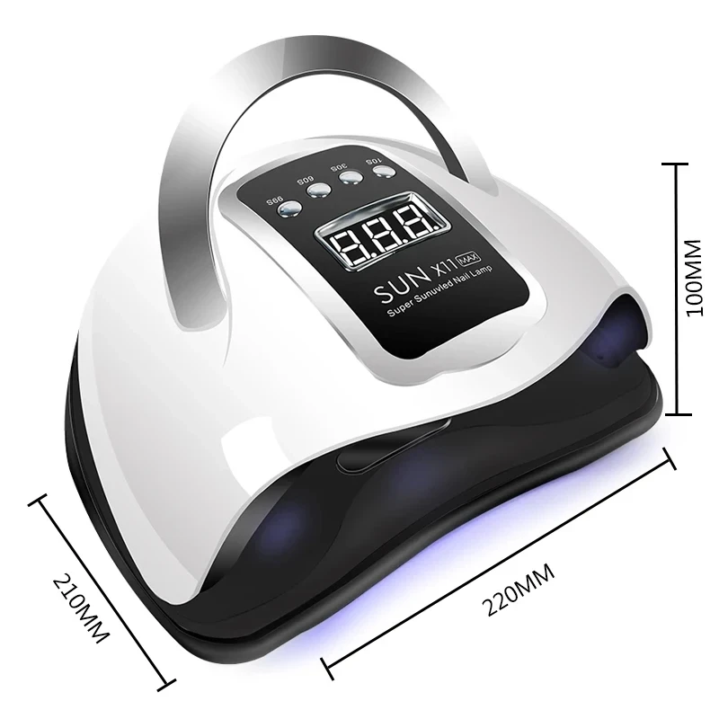 Nail Dryer LED Nail Lamp UV Light For Curing All Gel Nail Polish With LCD Display Motion Sensing Manicure Pedicure Salon Tools Nail Dryer LED Nail Lamp UV Light For Curing All Gel Nail Polish With LCD Display Motion Sensing Manicure Pedicure Salon Tools