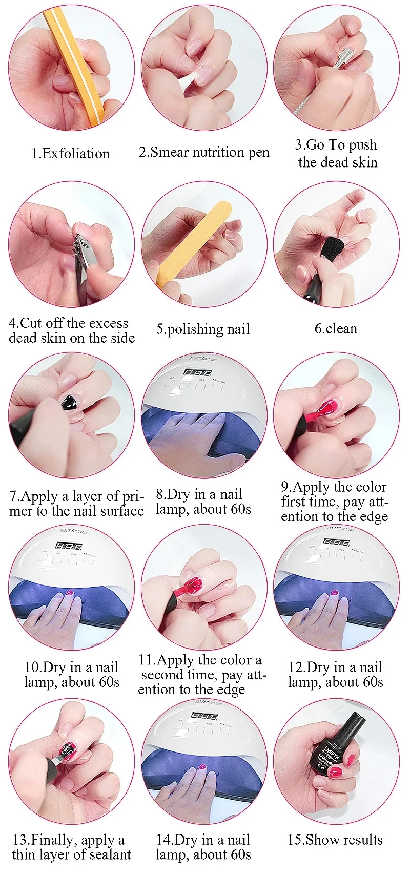 Nail Dryer LED Nail Lamp UV Light For Curing All Gel Nail Polish With LCD Display Motion Sensing Manicure Pedicure Salon Tools Nail Dryer LED Nail Lamp UV Light For Curing All Gel Nail Polish With LCD Display Motion Sensing Manicure Pedicure Salon Tools