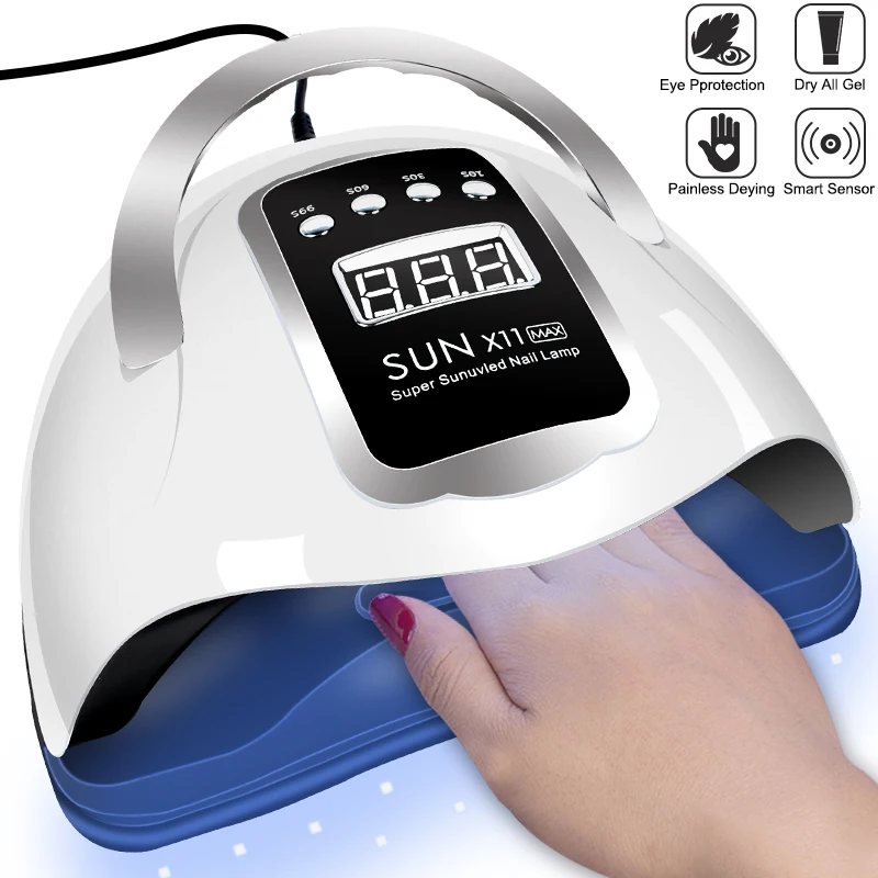 Nail Dryer LED Nail Lamp UV Light For Curing All Gel Nail Polish With LCD Display Motion Sensing Manicure Pedicure Salon Tools Nail Dryer LED Nail Lamp UV Light For Curing All Gel Nail Polish With LCD Display Motion Sensing Manicure Pedicure Salon Tools