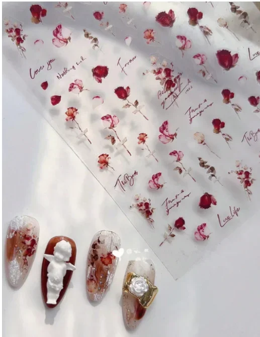 1pcs 5D Kawaii Jelly Strawberry Nail Art Stickers Fashion Cartoon Fruit Nail Transfer Slider Decals DIY Decorations Accessories 1pcs 5D Kawaii Jelly Strawberry Nail Art Stickers Fashion Cartoon Fruit Nail Transfer Slider Decals DIY Decorations Accessories