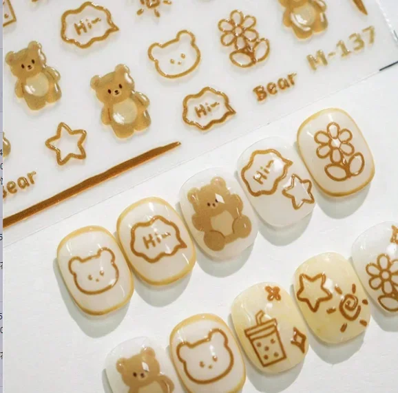 1pcs 5D Kawaii Jelly Strawberry Nail Art Stickers Fashion Cartoon Fruit Nail Transfer Slider Decals DIY Decorations Accessories 1pcs 5D Kawaii Jelly Strawberry Nail Art Stickers Fashion Cartoon Fruit Nail Transfer Slider Decals DIY Decorations Accessories
