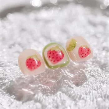 Kawaii Strawberry Nail Stickers 5D – Cute Cartoon Fruit Nail Decals for DIY Manicure Art 4 81546 w7w4vh