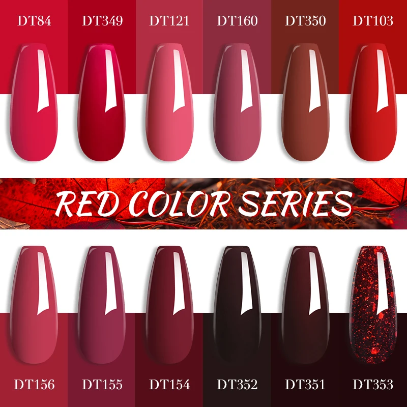 MEET ACROSS 7ml Red Gel Nail Polish Crystal Semi Permanent Soak Off UV Gel Varnish Nail Art Manicure Base Matte Top Coat Vernis MEET ACROSS 7ml Red Gel Nail Polish Crystal Semi Permanent Soak Off UV Gel Varnish Nail Art Manicure Base Matte Top Coat Vernis