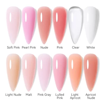 UR SUGAR Nail Extension Gel – Soak-Off UV LED Acrylic Construction Gel in Clear, Nude or Crystal White 1 81698 lq6rwr