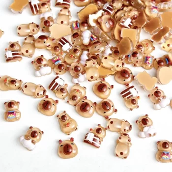 Cartoon Cute Resin Capybara Nail Charms – Adorable DIY Hamster Nail Art Accessories 1 81732 i5sw5i