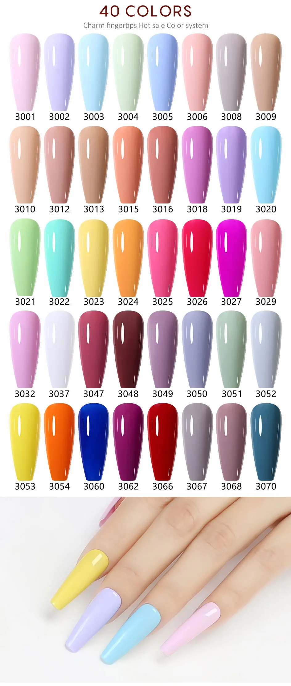 NAILCO 283 Colors All Gel Nail Polish Top Base Vernis Semi Permanent UV Gel Varnish For Nails Art Gel Varnish Hybrid Manicure NAILCO 283 Colors All Gel Nail Polish Top Base Vernis Semi Permanent UV Gel Varnish For Nails Art Gel Varnish Hybrid Manicure