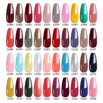 Nailco 283 Colours All Gel Nail Polish – UV/LED Semi-Permanent Gel Varnish Collection for Nail Art and Hybrid Manicures 3 81755 xud4b6