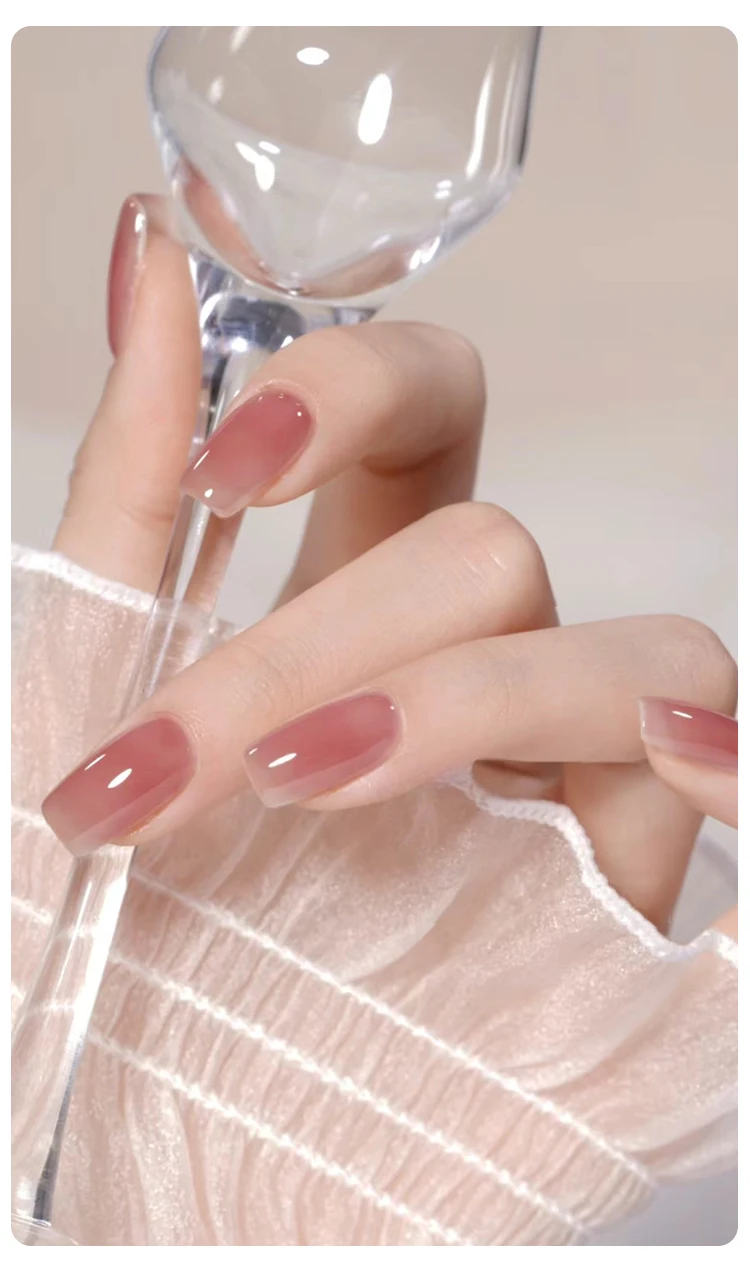 UR SUGAR 15ml Blood Red Jelly Gel Nail Polish Translucent Color Crystal Nude Gel Nail Art Varnish For Fall Winter Manicure UR SUGAR 15ml Blood Red Jelly Gel Nail Polish Translucent Color Crystal Nude Gel Nail Art Varnish For Fall Winter Manicure
