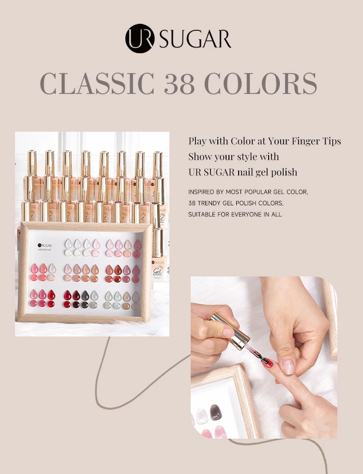 UR SUGAR 15ml Blood Red Jelly Gel Nail Polish Translucent Color Crystal Nude Gel Nail Art Varnish For Fall Winter Manicure UR SUGAR 15ml Blood Red Jelly Gel Nail Polish Translucent Color Crystal Nude Gel Nail Art Varnish For Fall Winter Manicure