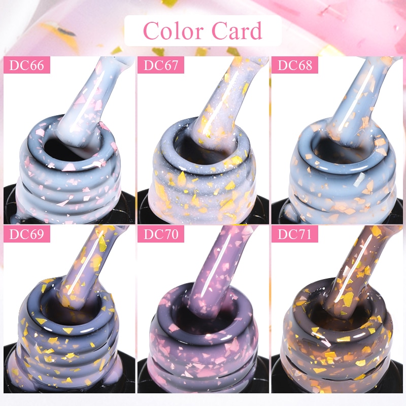 Mtssii 7ml Gold Glitter Rubber Base Gel Polish Gold Pink Milky White Semi Permanent UV LED Nail Art Gel Varnish Mtssii 7ml Gold Glitter Rubber Base Gel Polish Gold Pink Milky White Semi Permanent UV LED Nail Art Gel Varnish