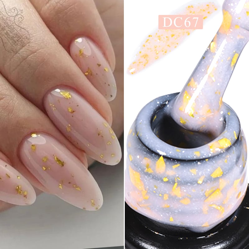 Mtssii 7ml Gold Glitter Rubber Base Gel Polish Gold Pink Milky White Semi Permanent UV LED Nail Art Gel Varnish Mtssii 7ml Gold Glitter Rubber Base Gel Polish Gold Pink Milky White Semi Permanent UV LED Nail Art Gel Varnish